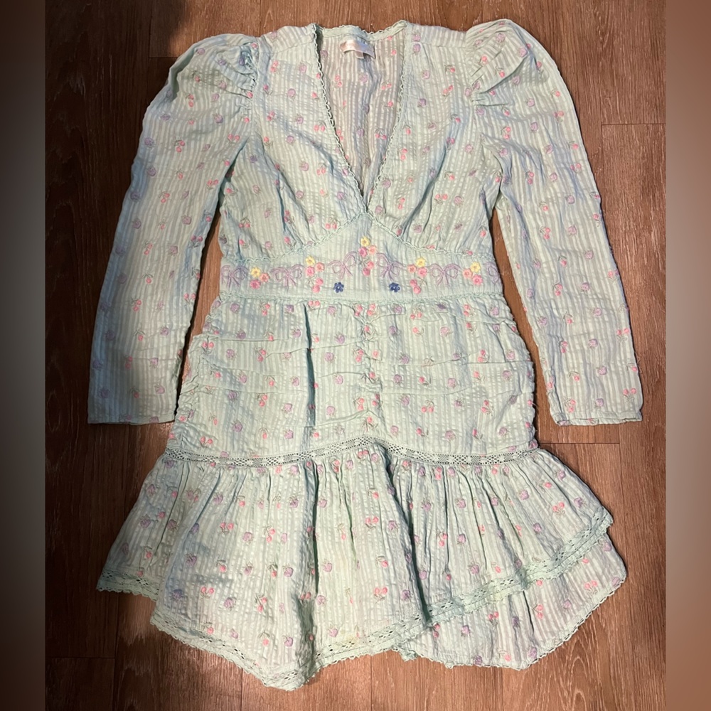 LoveShack Fancy Embroidered Dress